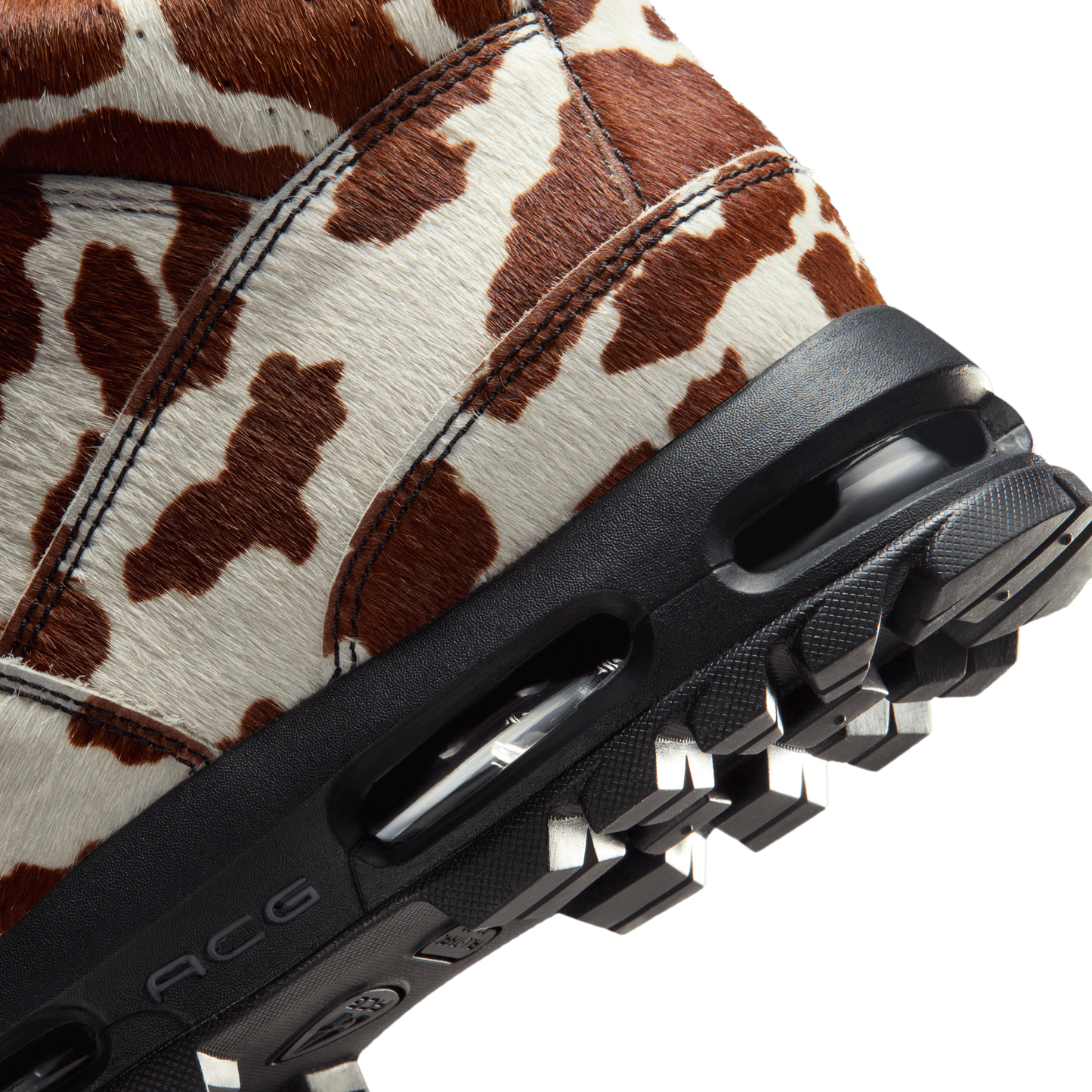 [io4635-100] Mens Nike Air Max Goadome Qs 'sail Cacao Wow Cow Print Pony Hair'