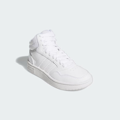 [GW0401] Youth adidas Hoops Mid (GS) 'White Grey'