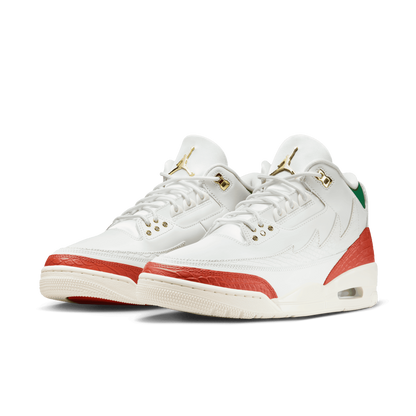 [io1752-100] Mens Air Jordan Retro 3 'el Vuelo Summit White'