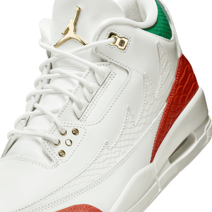 [io1752-100] Mens Air Jordan Retro 3 'el Vuelo Summit White'