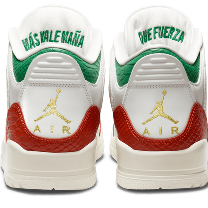 [io1752-100] Mens Air Jordan Retro 3 'el Vuelo Summit White'