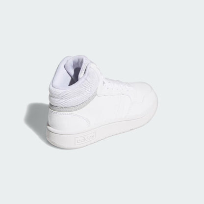[GW0401] Youth adidas Hoops Mid (GS) 'White Grey'