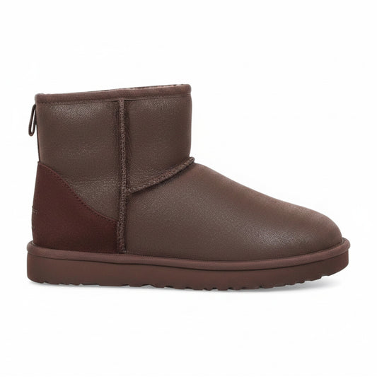 [1007307-bjc] Mens Ugg Classic Mini Bomber Fleece Lined 'chocolate' - Chocolate