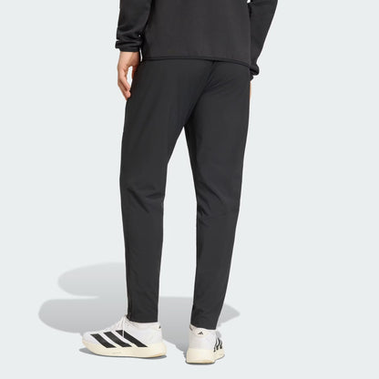 [jz9327] Mens Adidas Dfb Germany Tiro Travel Pants - Black