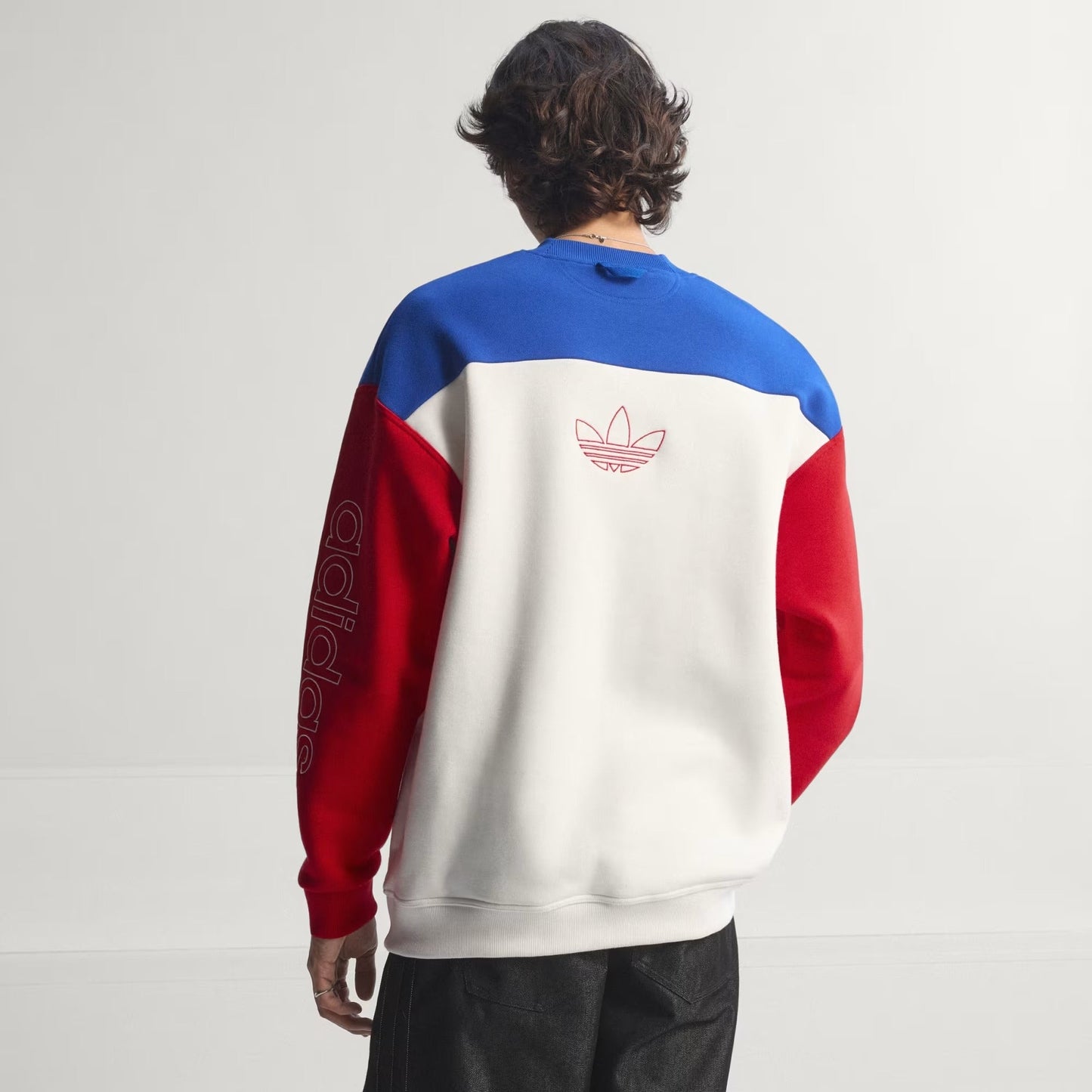 [kd1156] Mens Adidas Usa 94 Graphic Sweatshirt - Royblu/clowhi
