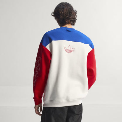 [kd1156] Mens Adidas Usa 94 Graphic Sweatshirt - Royblu/clowhi