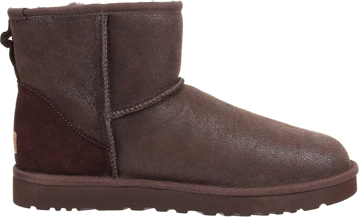 [1007307-bjc] Mens Ugg Classic Mini Bomber Fleece Lined 'chocolate' - Chocolate