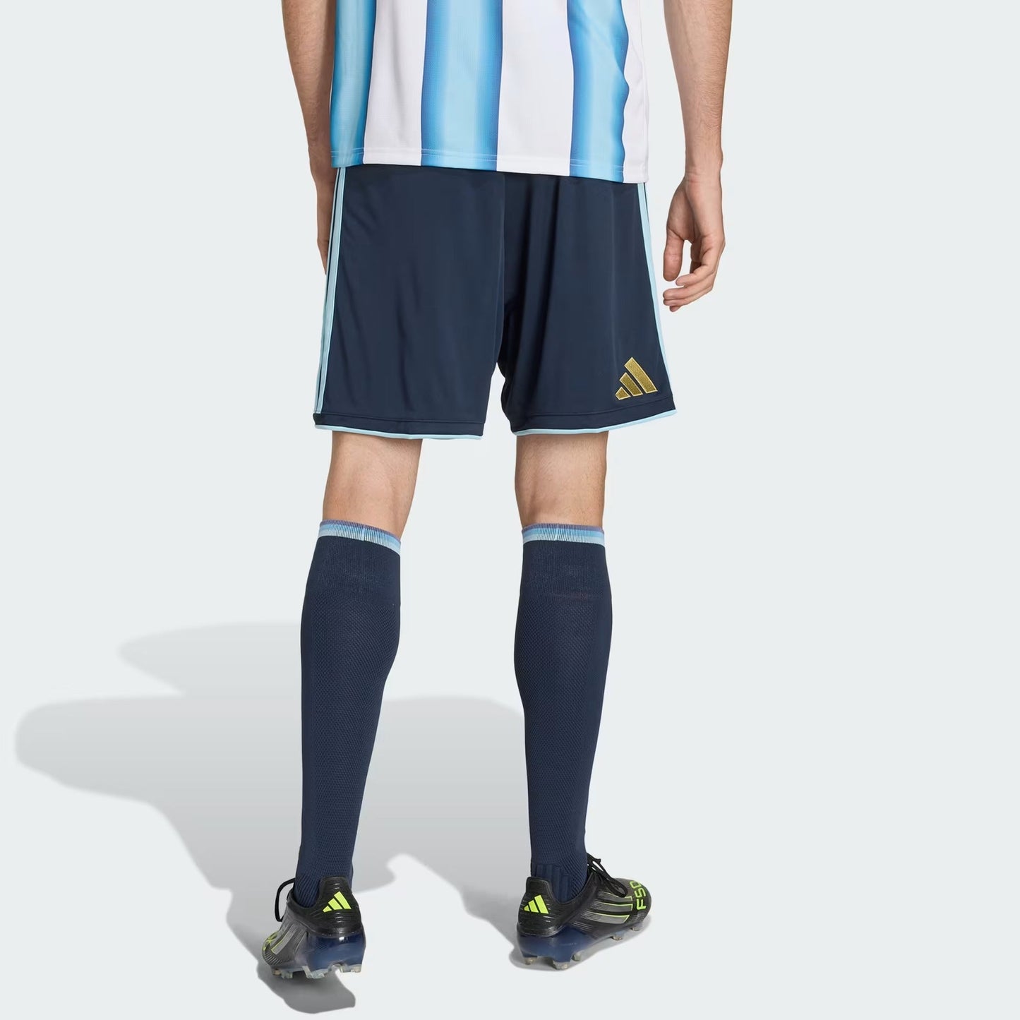 [jm1325] Mens Adidas Afa Argentina Home Shorts - Ntnavy/iceblu