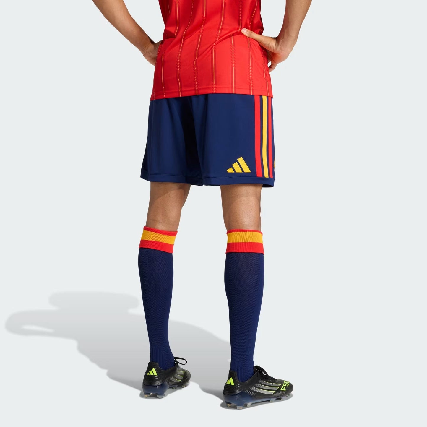 [jn4396] Mens Adidas Rfef Spain Home Shorts - Dark Blue