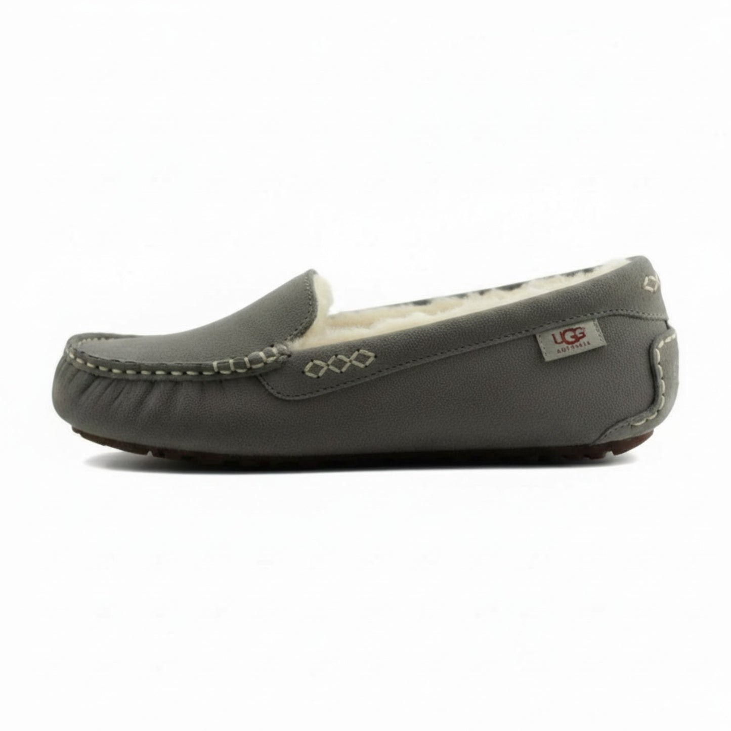 [3312-lgry] Womens Ugg Ansley Slipper 'light Grey' - Lgry