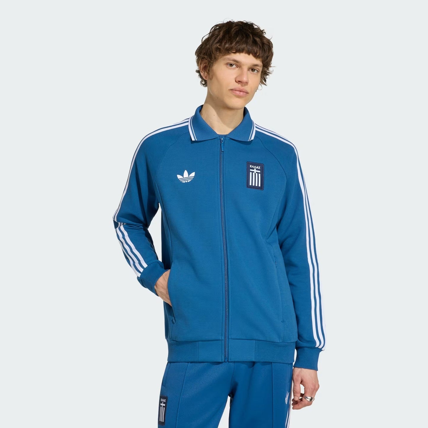 [kq9584] Mens Adidas Epo Greece Away Anthem Jacket - Dupe
