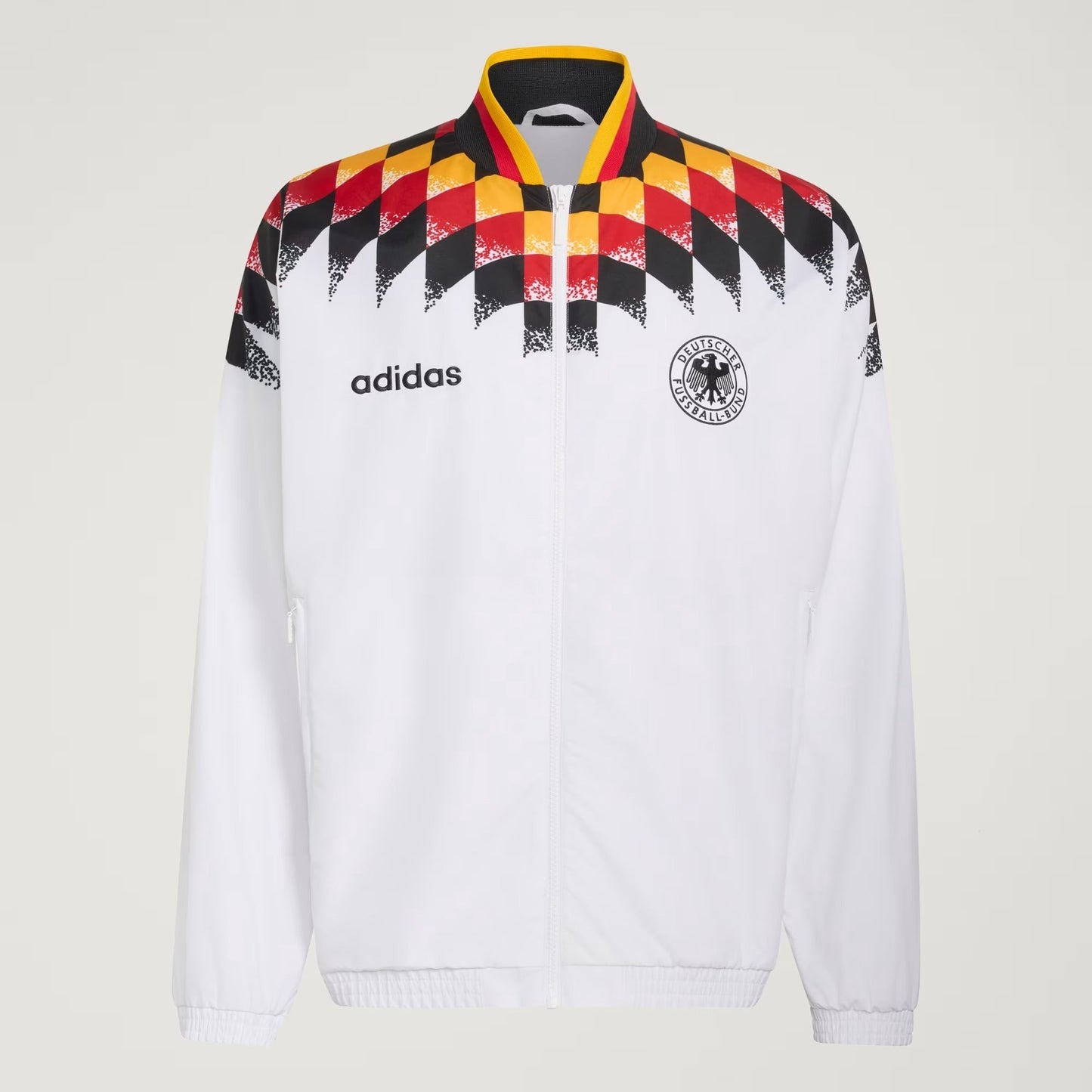 [jw8809] Mens Adidas Dfb Germany Track Top 1994 - White