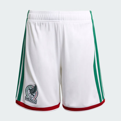 [KA6070] Youth Adidas Fmf Mexico 26 Home Shorts - White
