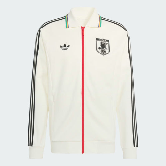 [ka1514] Mens Adidas Jfa Japan Away Anthem Jacket - Owhite