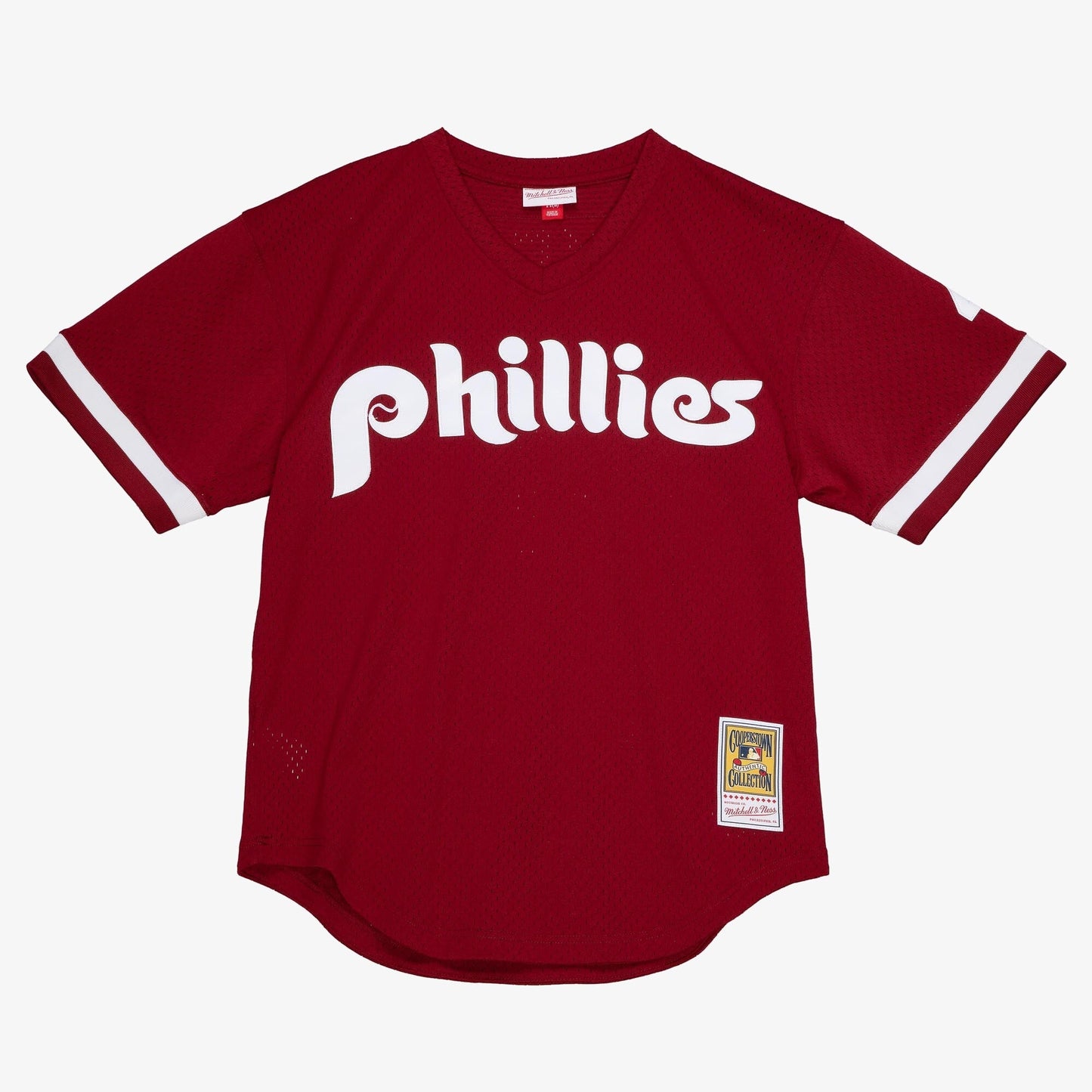Mitchell & Ness Men's MLB Authentic Bp Jersey - Phillies 1991 Lenny Dykstra