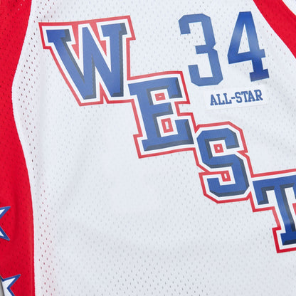 Mitchell & Ness Men's NBA White Jersey All-Star 2004 Shaquille O'Neal