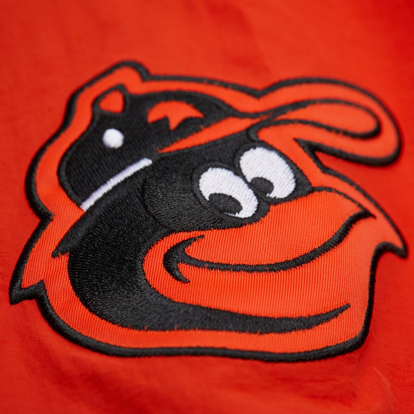 Mitchell & Ness Men's MLB Nylon Pullover Jacket Vintage Logo Orioles Pullovers