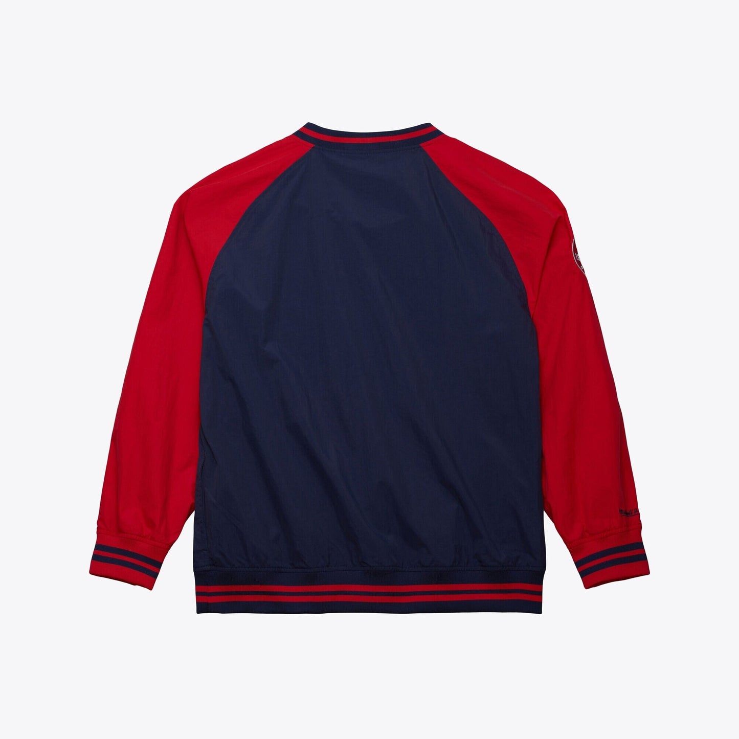 Men's Mitchell & Ness MLB Nylon Pullover Current Logo Angels