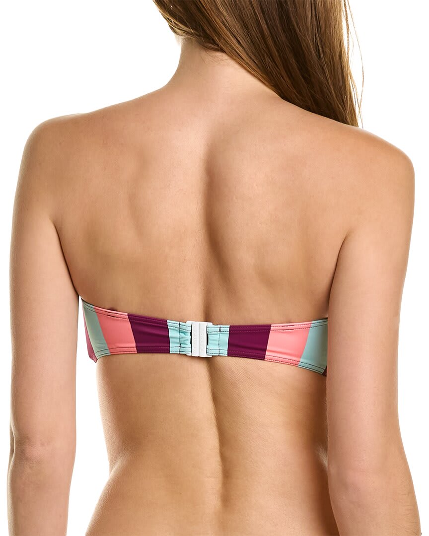 SALMON ROSE MULTI STRIPE PRINT-