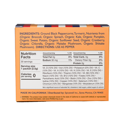 New Pepper 30 On-the-Go Individual Servings by Spicewell