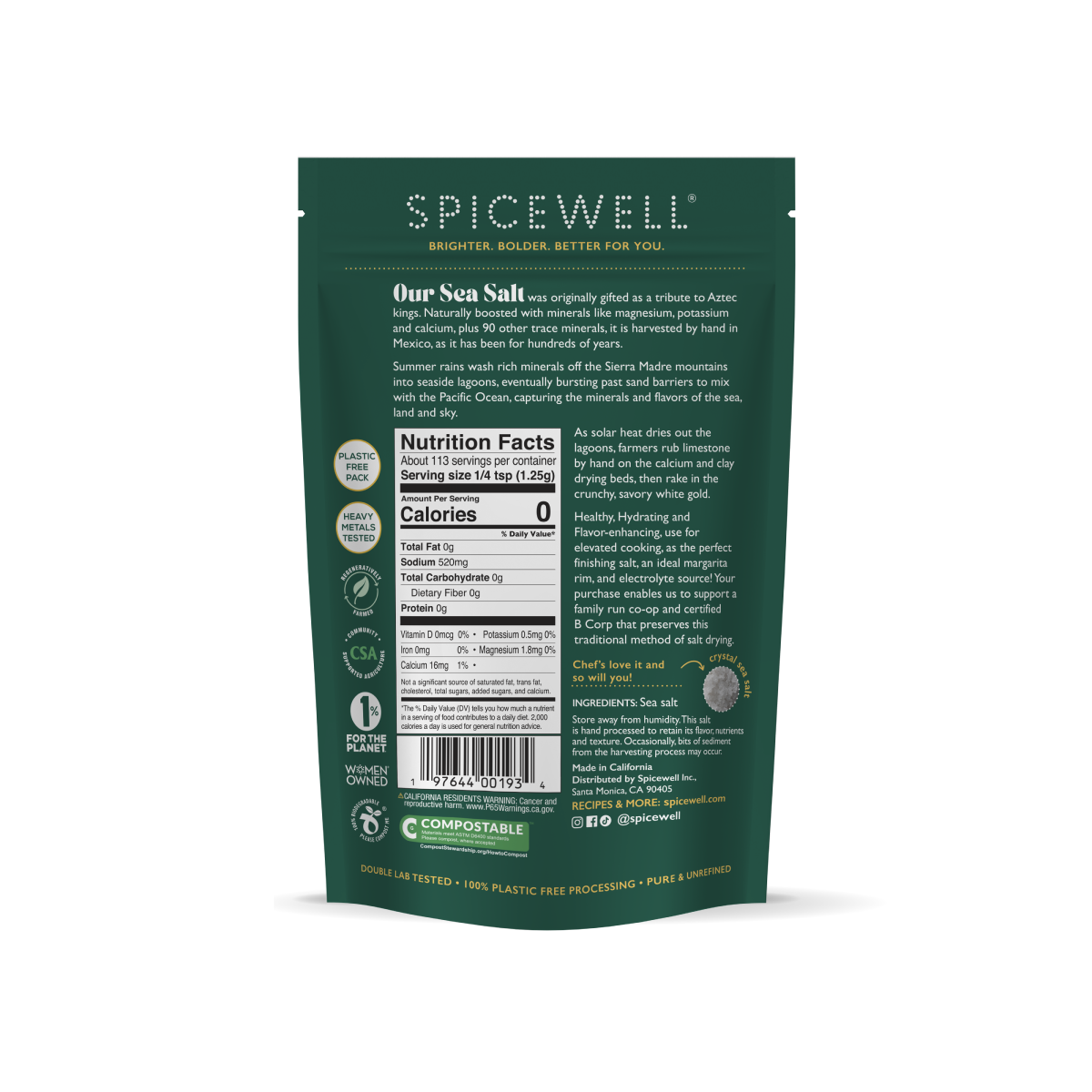 Superfood Seasonings Pouch Trio by Spicewell