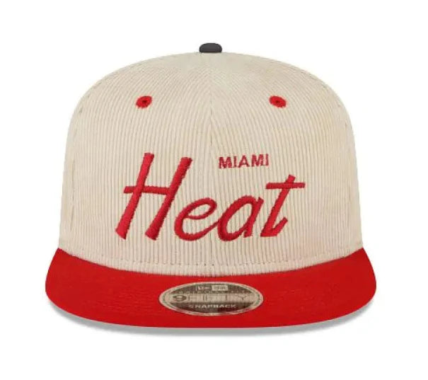 New Era Men's X Eric Emanuel NBA 'Miami Heat' Ee 9Fifty Snapback Hat Hats
