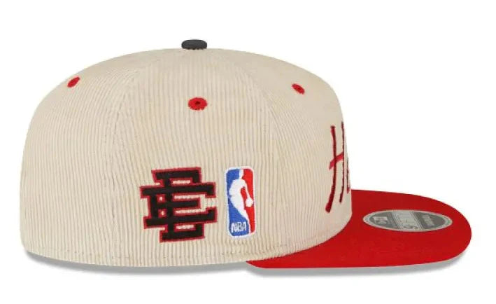 New Era Men's X Eric Emanuel NBA 'Miami Heat' Ee 9Fifty Snapback Hat Hats