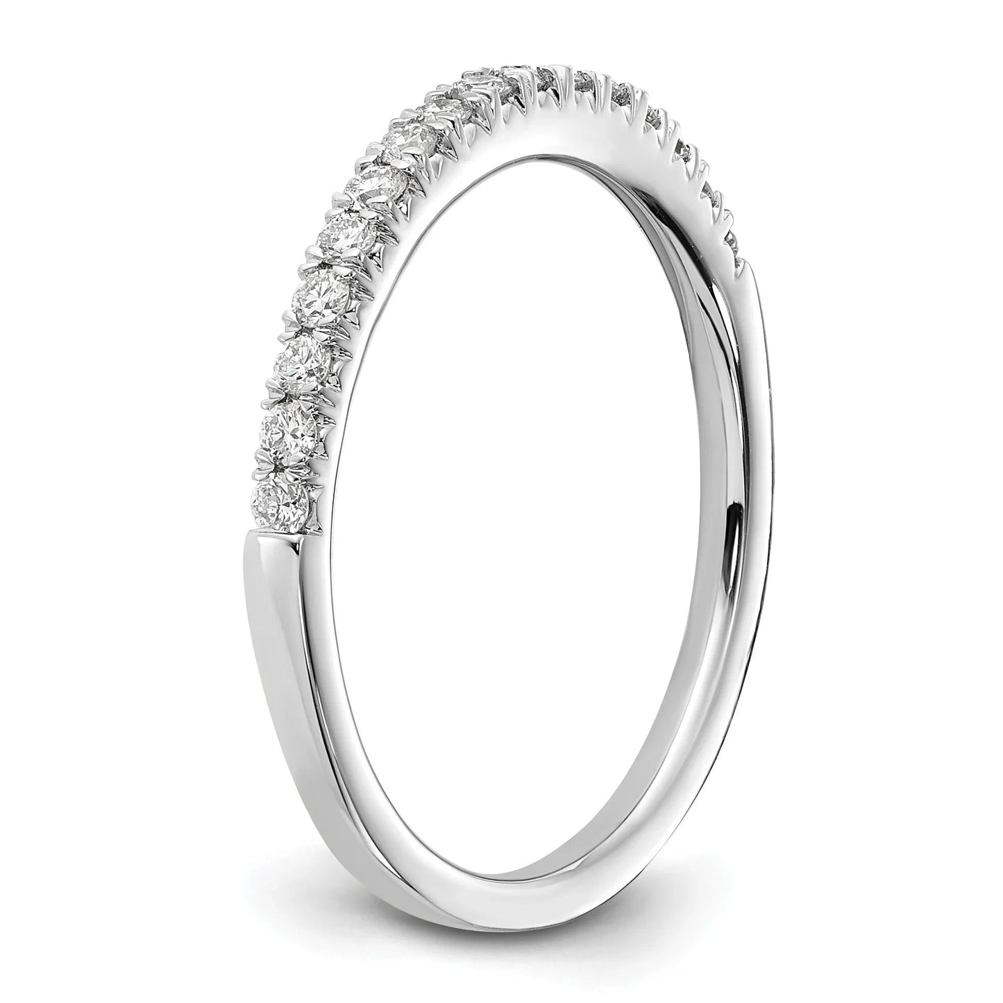 14K Gold Lab Grown Diamond Eternity Wedding Bands