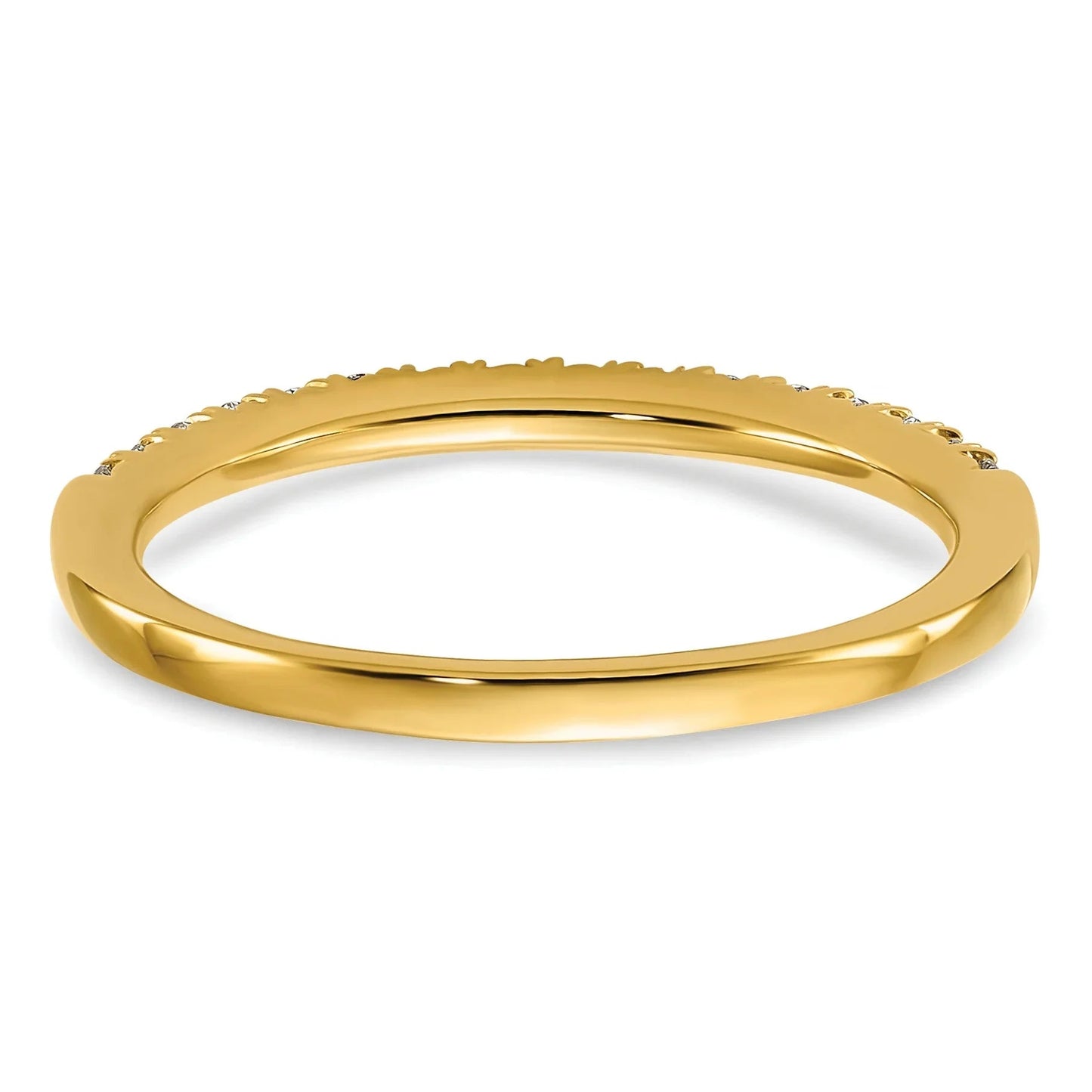14K Gold Lab Grown Diamond Eternity Wedding Bands