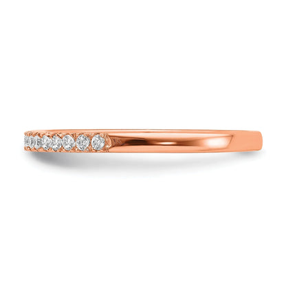 14K Gold Lab Grown Diamond Wedding Ring 0.16 Ct