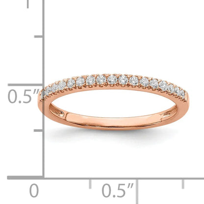 14K Gold Lab Grown Diamond Wedding Ring 0.16 Ct