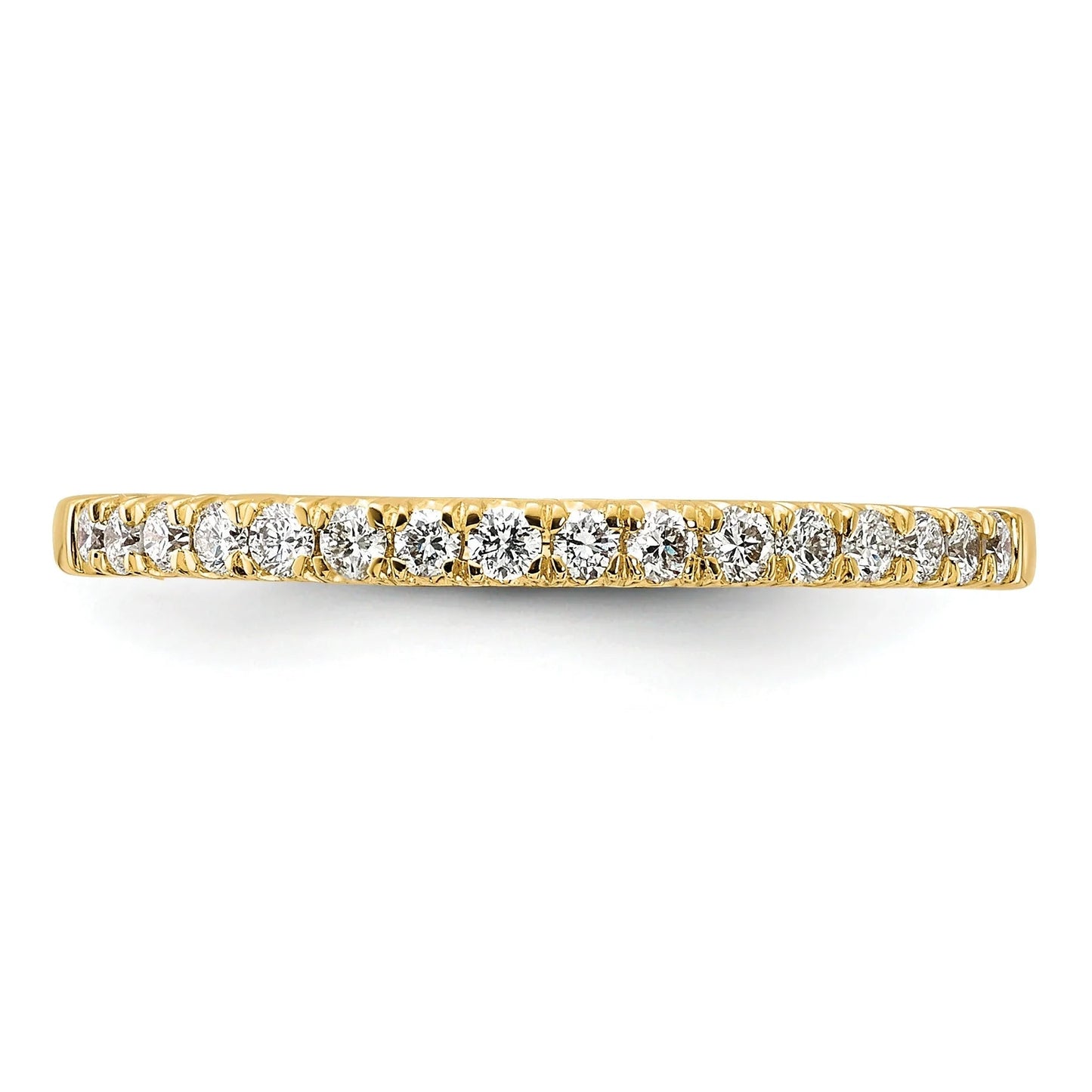 14K Gold Lab Grown Diamond Eternity Wedding Bands