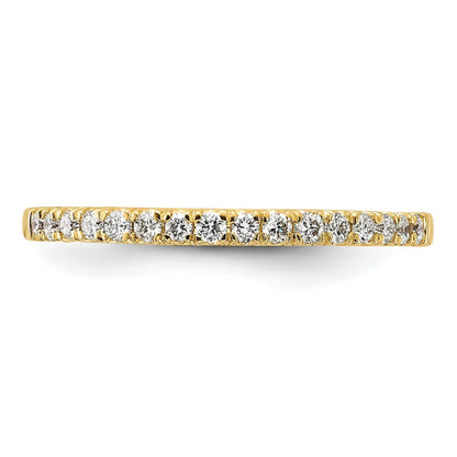 14K Gold Lab Grown Diamond Eternity Wedding Bands