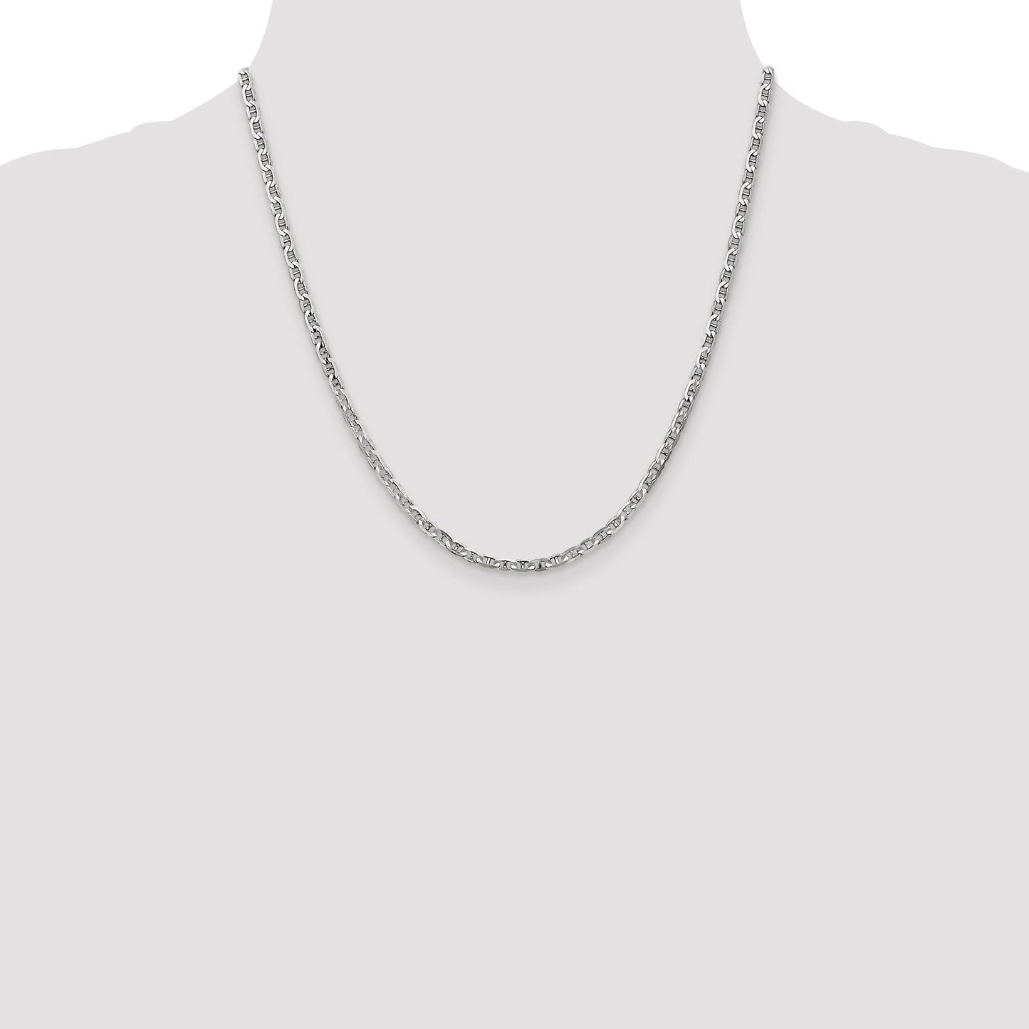 18 inch Gold Concave Anchor 3 mm Chain