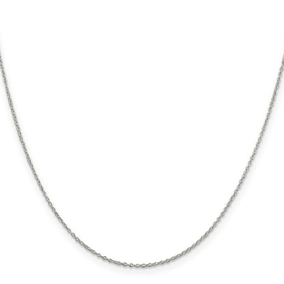 1.1 mm Sterling Silver Forzantine Cable Chain