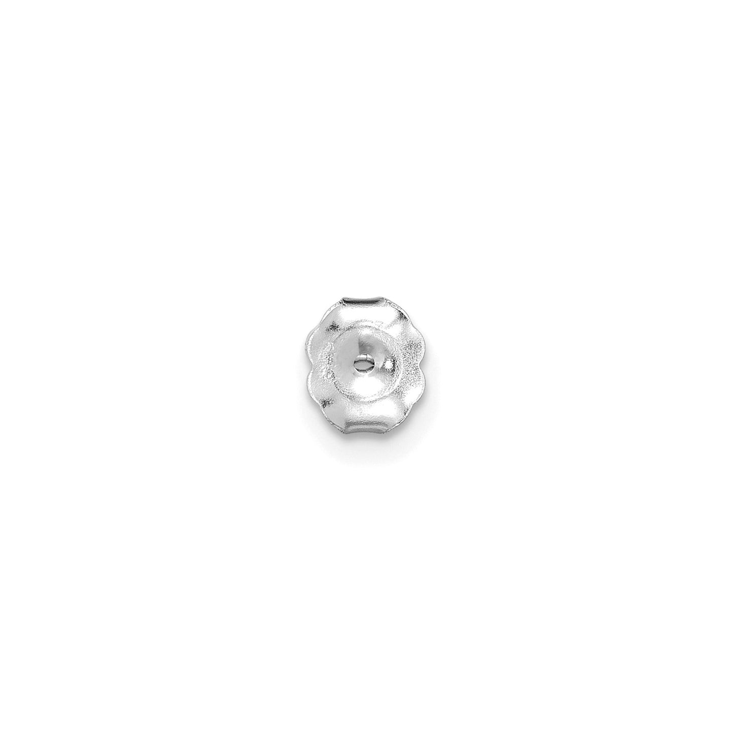 14K White Gold Round Lab Grown Diamond Stud Earrings