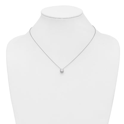 Lab Grown Diamond Solitaire Slide Necklaces