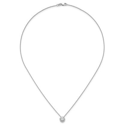 Lab Grown Diamond Solitaire Slide Necklaces