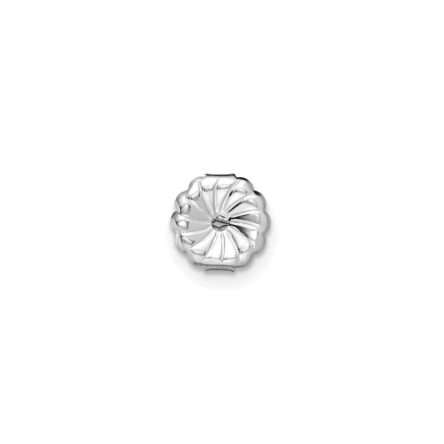 14K White Gold Lab Grown Diamond Round Shaped Stud Earrings