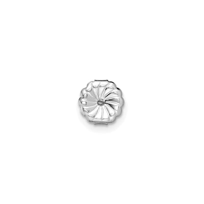 14K White Gold Lab Grown Diamond Round Shaped Stud Earrings