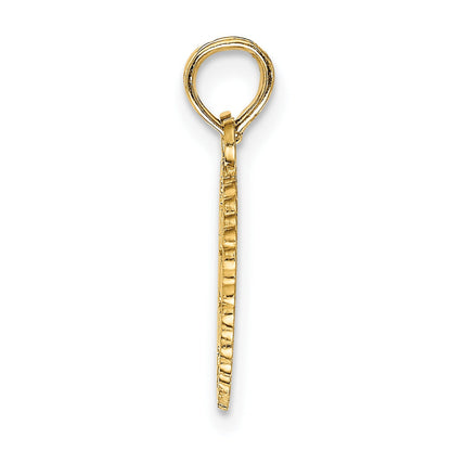 10K Gold BEST FRIENDS FOREVER Break Apart Pendant