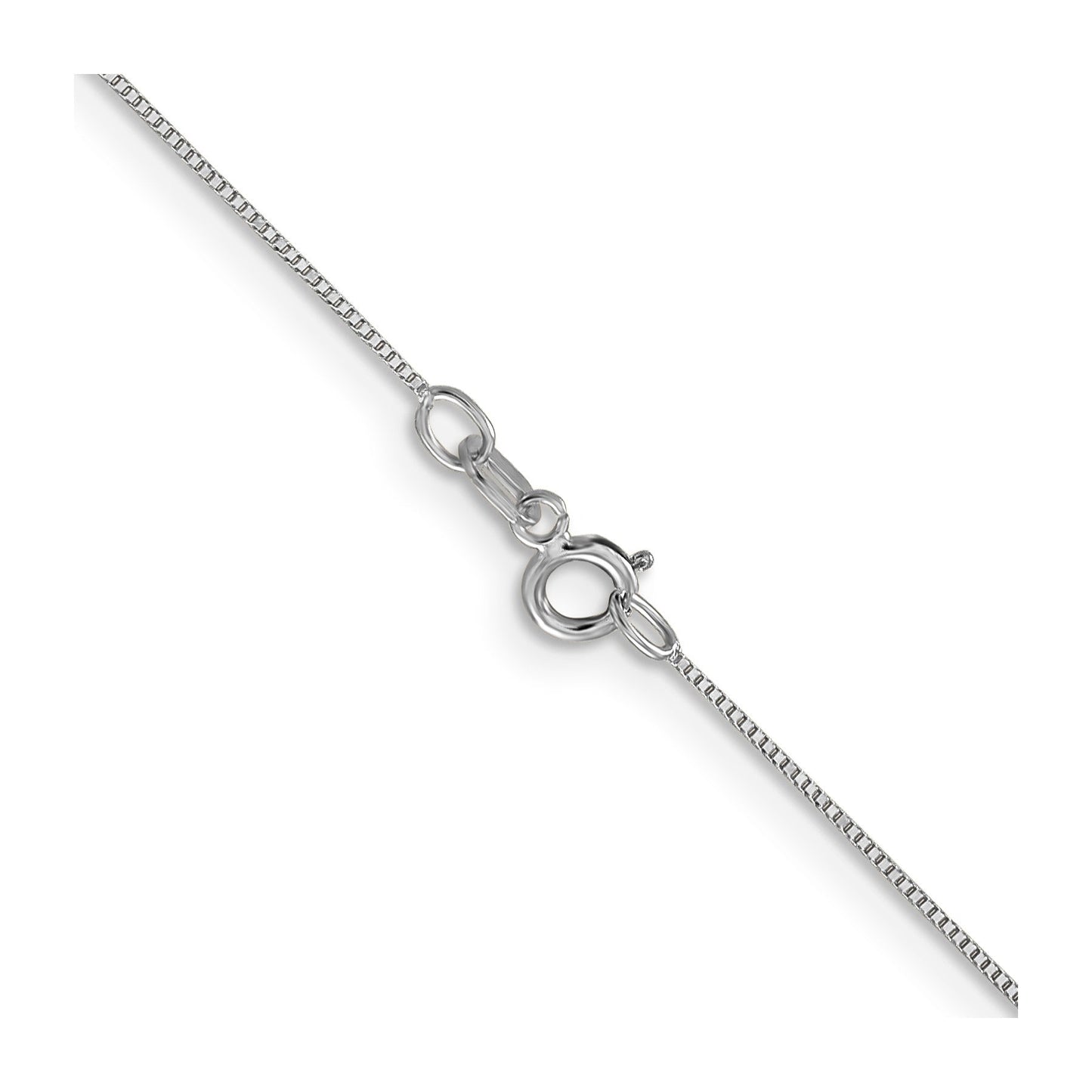 0.5 mm 14k Solid Gold Box Link Chain For Women