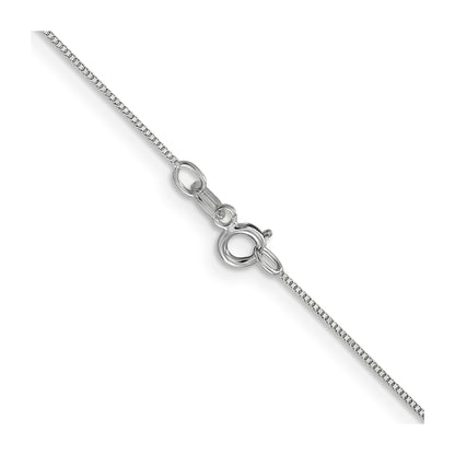 0.5 mm 14k Solid Gold Box Link Chain For Women