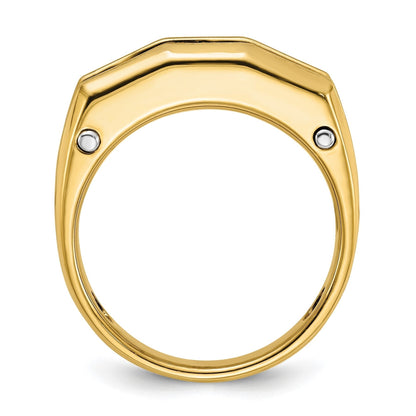 14k Gold 1 1/2 carat Lab Grown Diamond Five Stone Ring