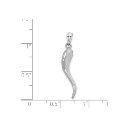 14k Gold Italian Horn Pendant
