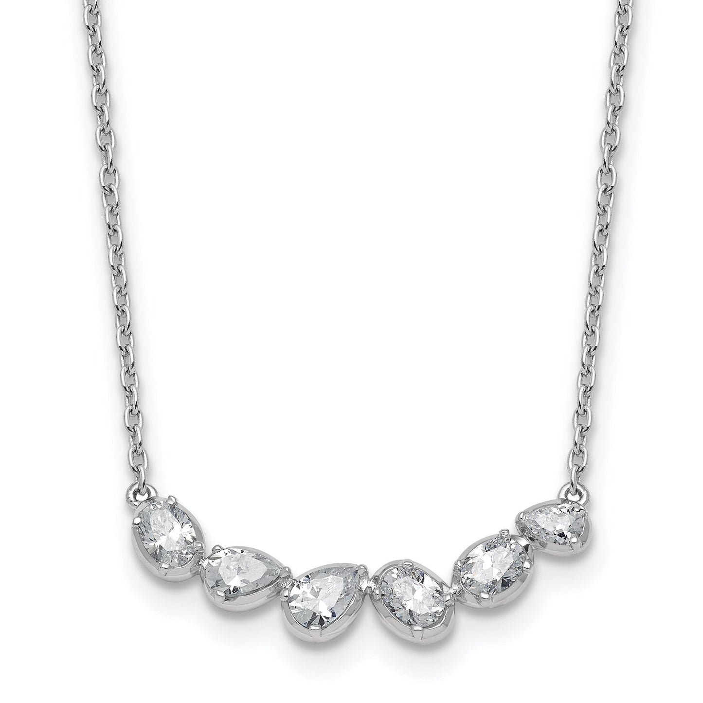 Lab Grown Diamond 14K Gold Leaf Bar Necklace