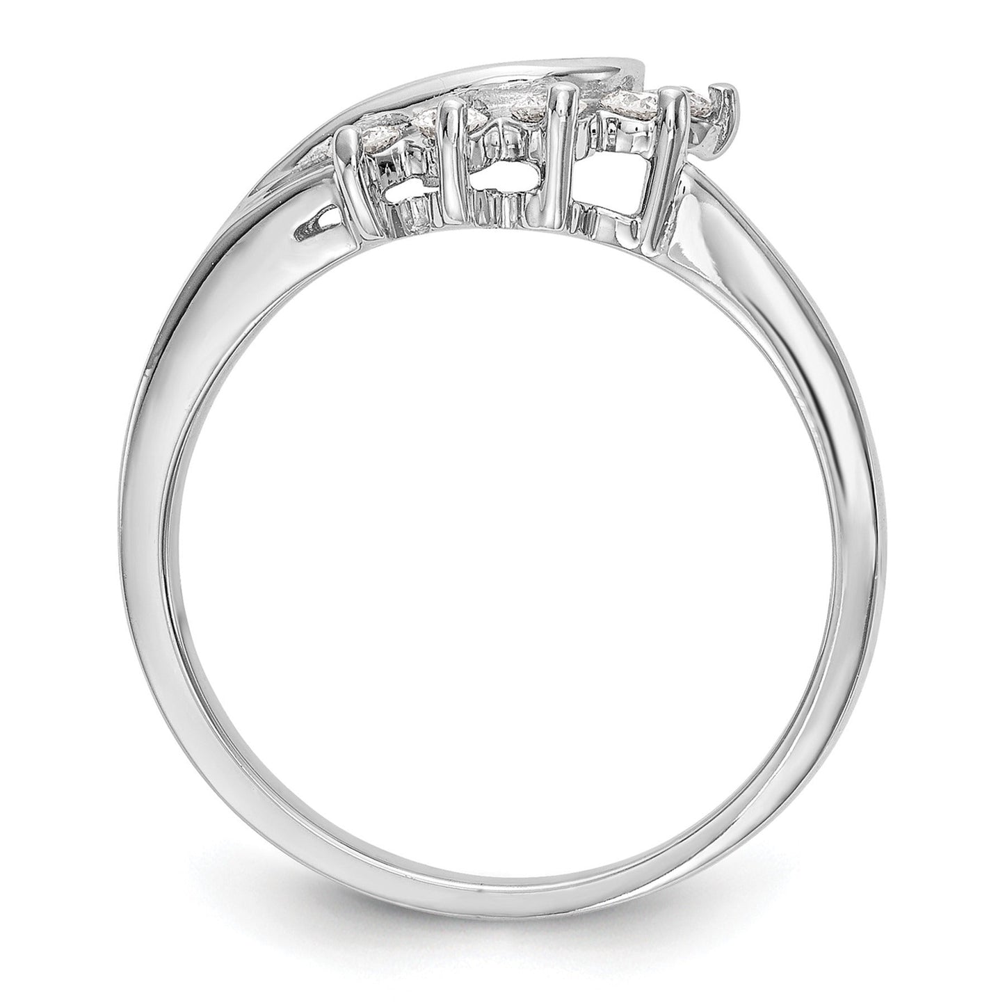 14K White Gold Lab Grown Diamond Ring
