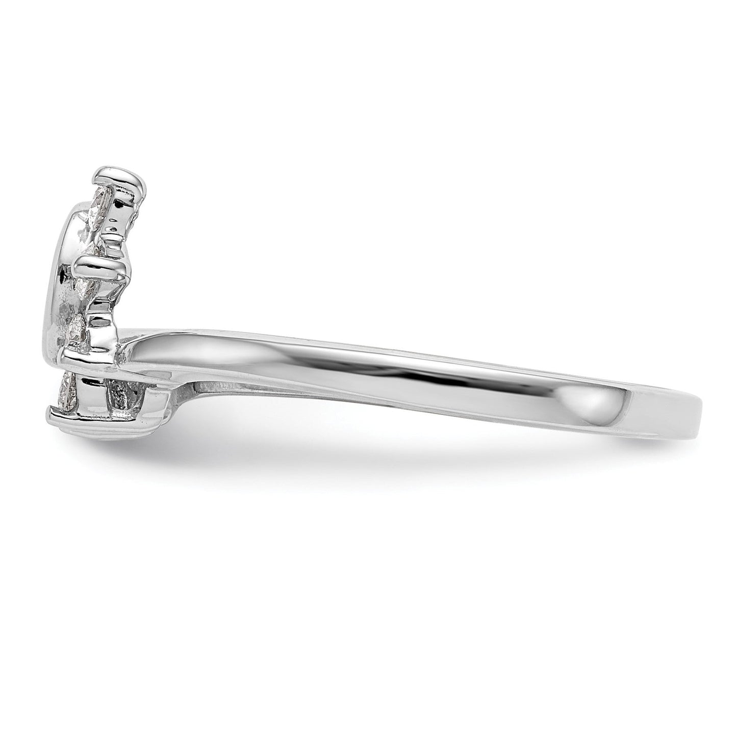 14K White Gold Lab Grown Diamond Ring