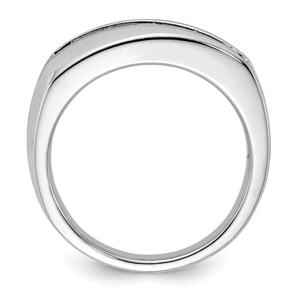 10k White Gold 1 carat Lab Grown Diamond Five Stone Ring