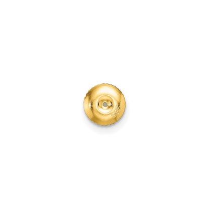 14K Yellow Gold  Lab Diamond Stud Earrings Round Shaped
